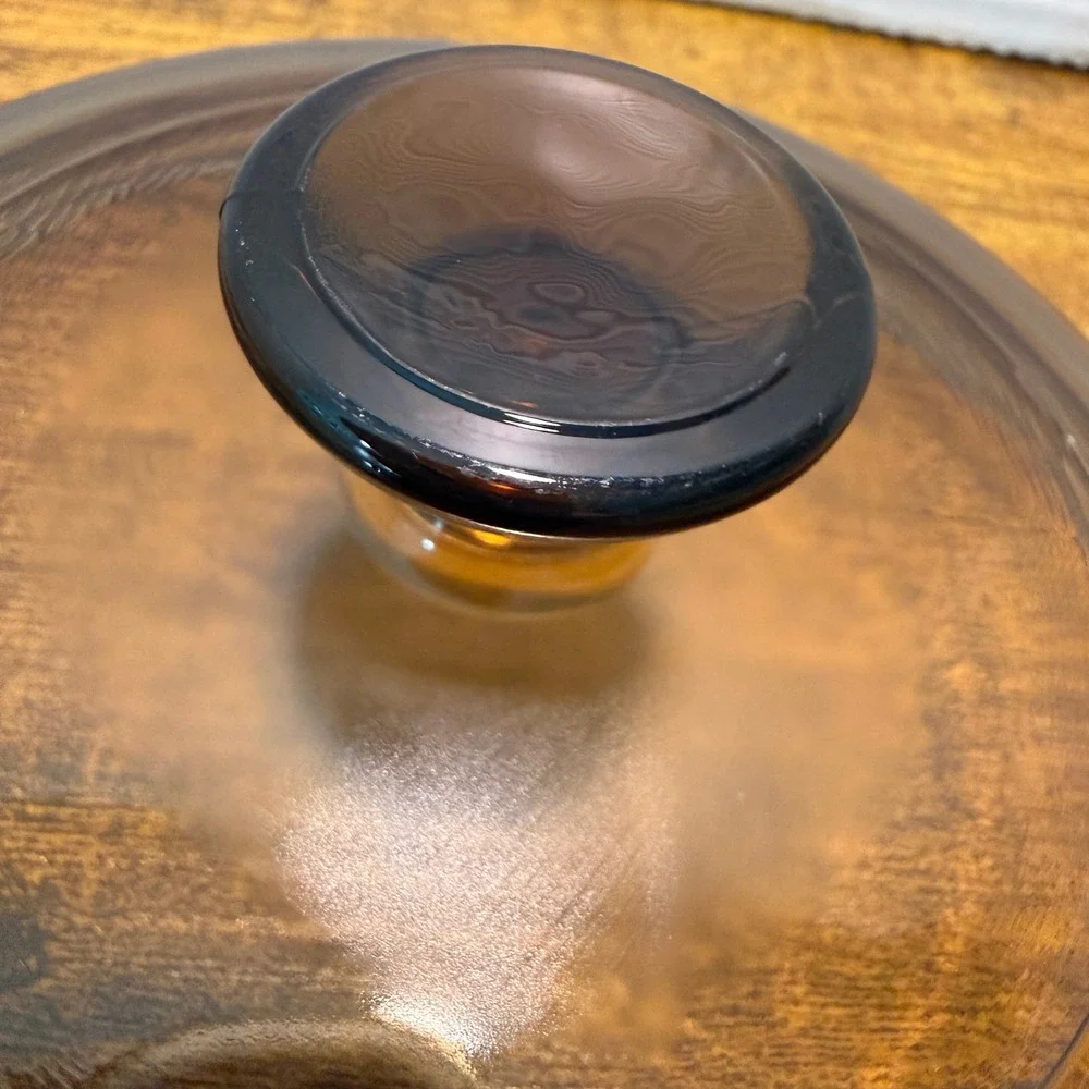 Vtg Pyrex Visions Amber Glass 6